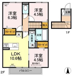 D-room樋之口の物件間取画像